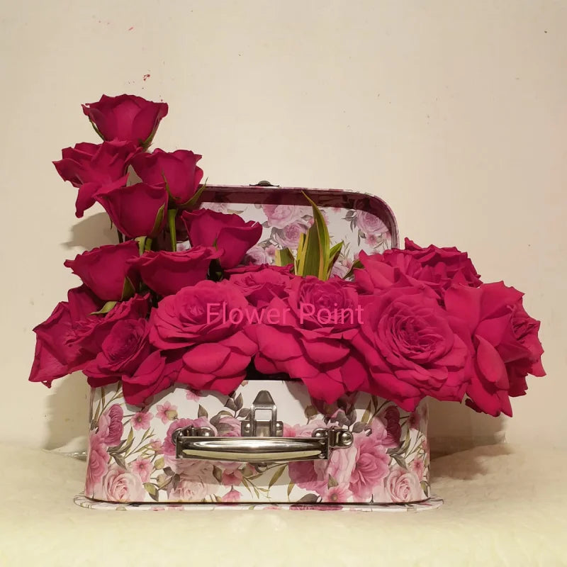 Flowery Briefcase