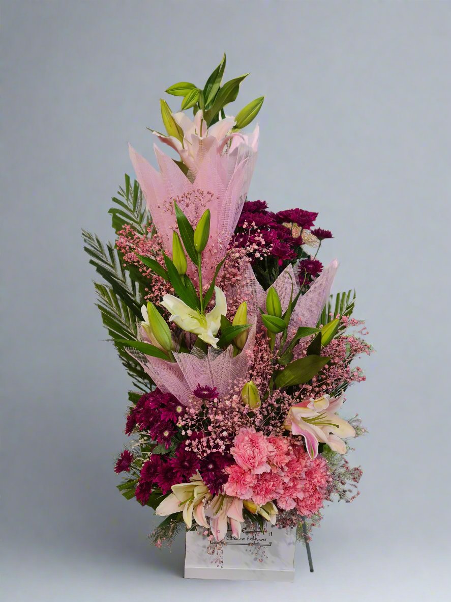 Mixed Flowers in a Box