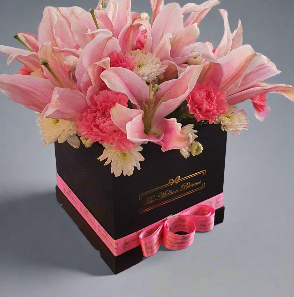 Pink Lilies Arrangement