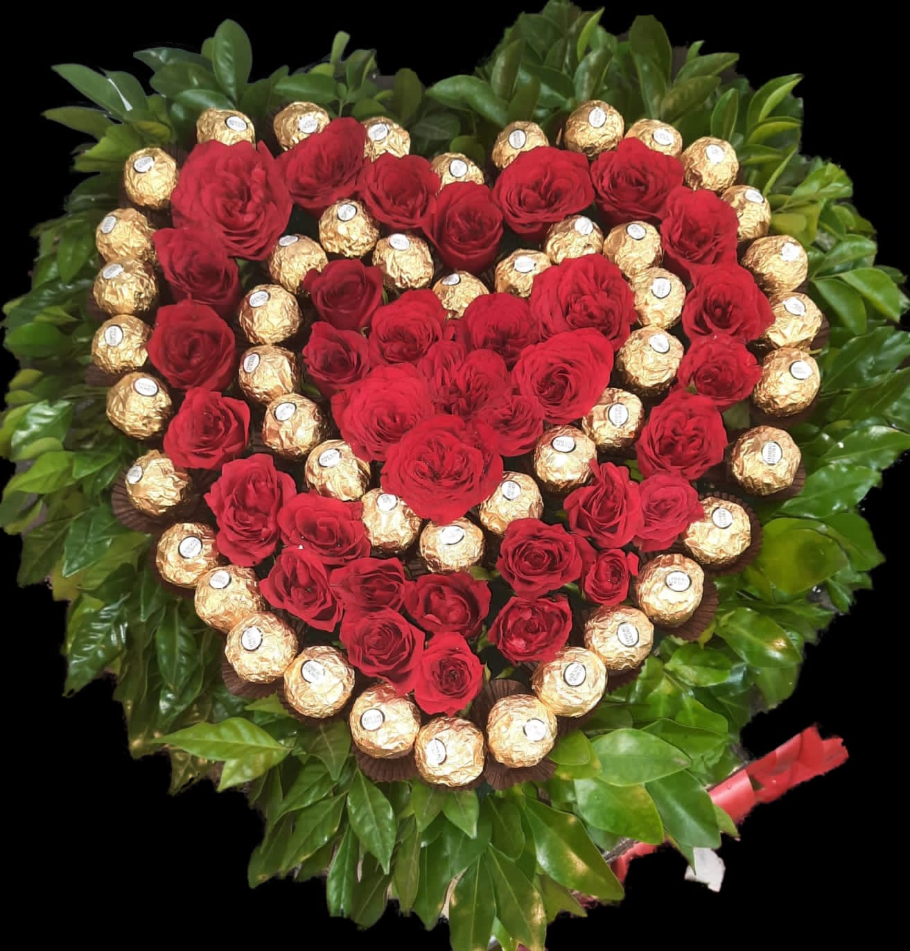 Roses and Ferrero Rocher Chocolate Delight