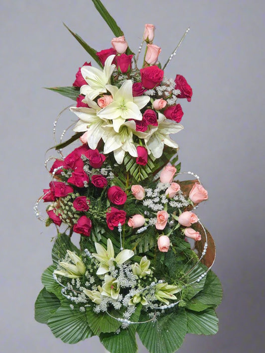 A Colorful mixture of flowers