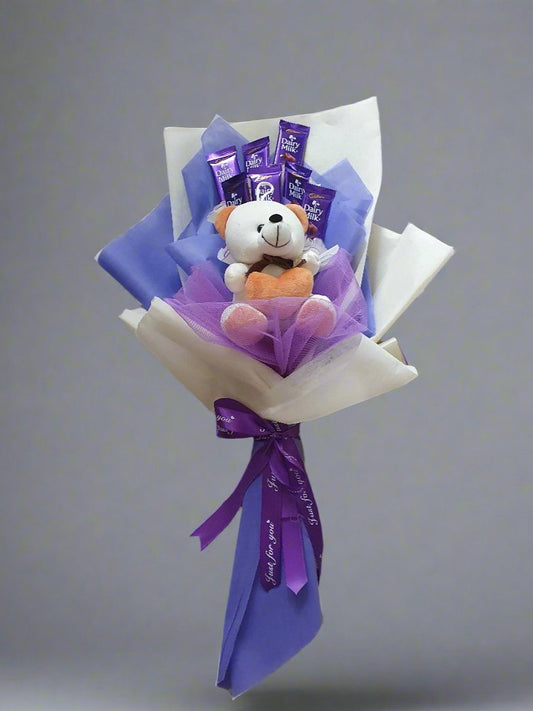 A Perfect Gift of Chocolates and a Teddy Bear