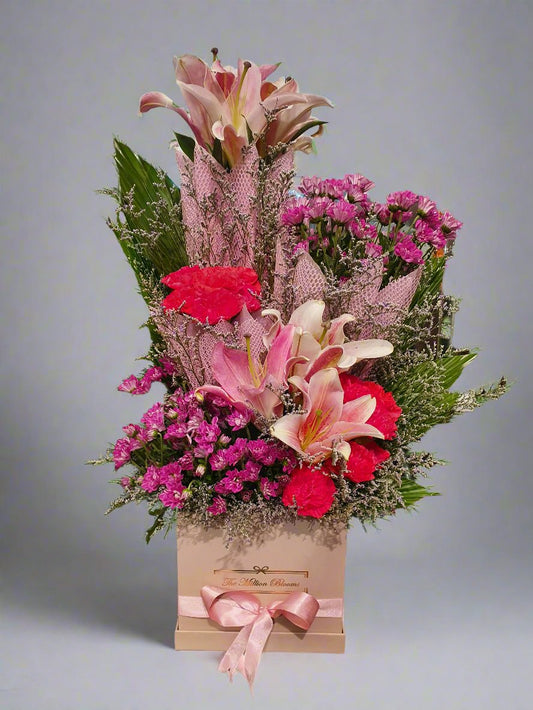 Carnations and Lilies in Harmony
