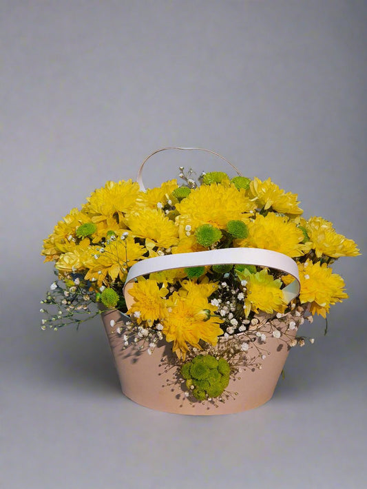 Cheerful Yellow Carnations