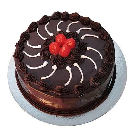 Tempting chocolate cake