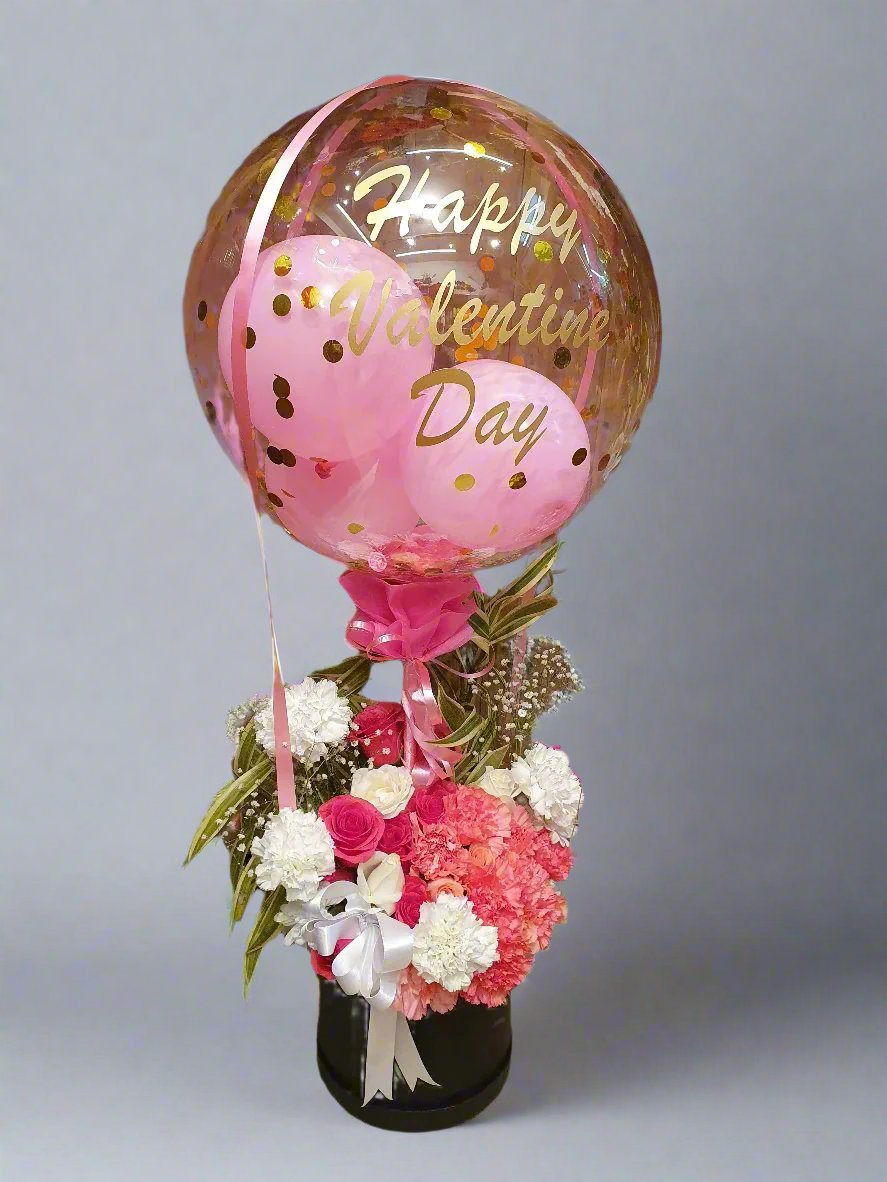 Valentine’s Balloons & Flowers